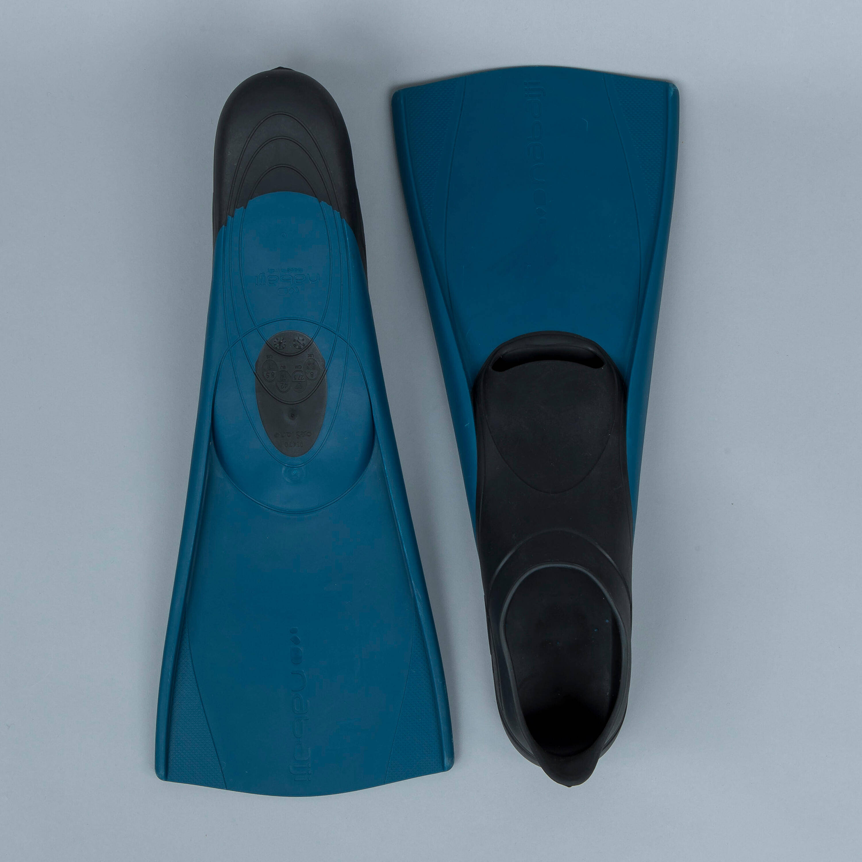 Swimming fins - Trainfin blue black -  2