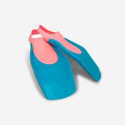 Aletas de natación pala larga Nabaiji Tonifins 500 azul - rosa