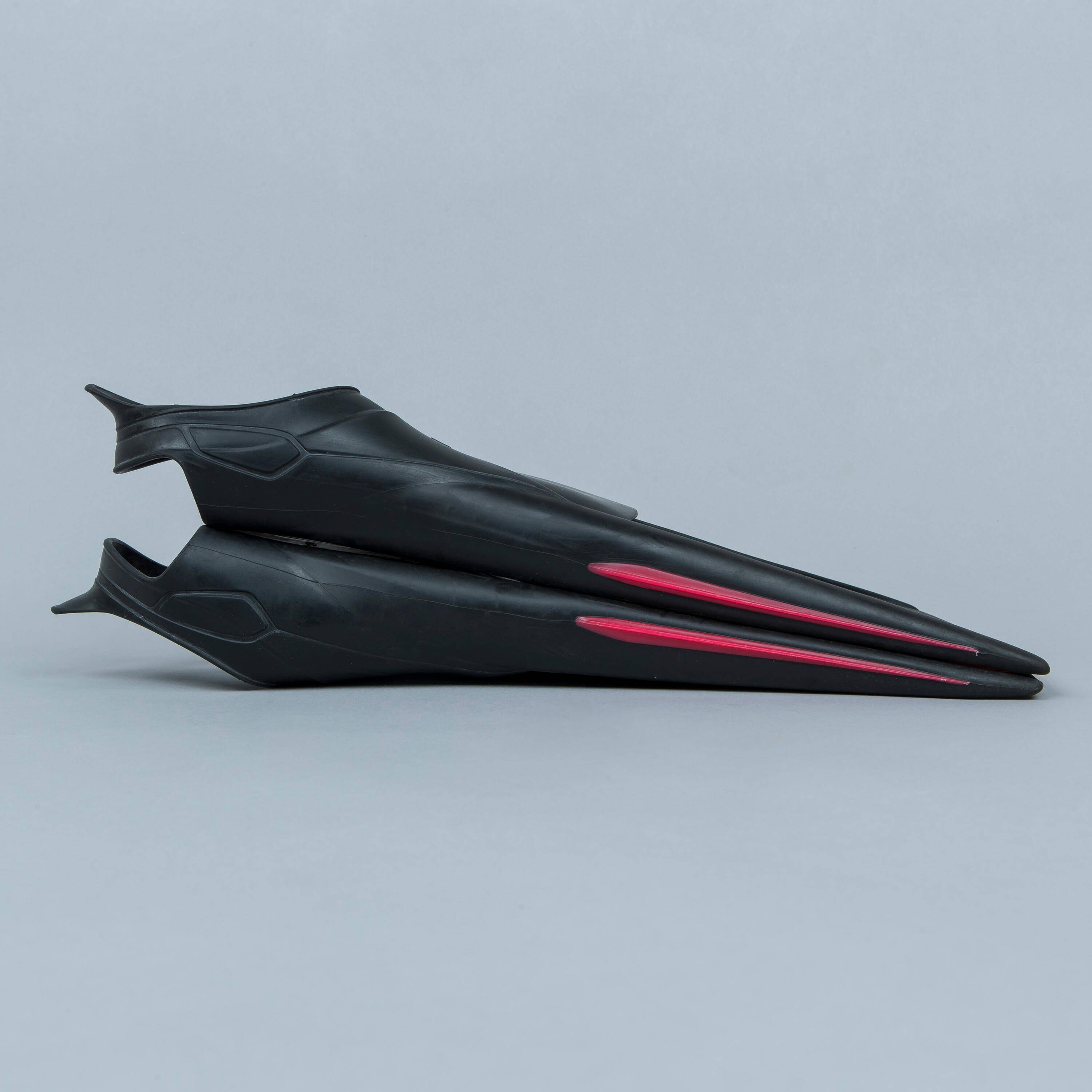 Swimming Long Fins For Advanced Swimmers Black Red -  4