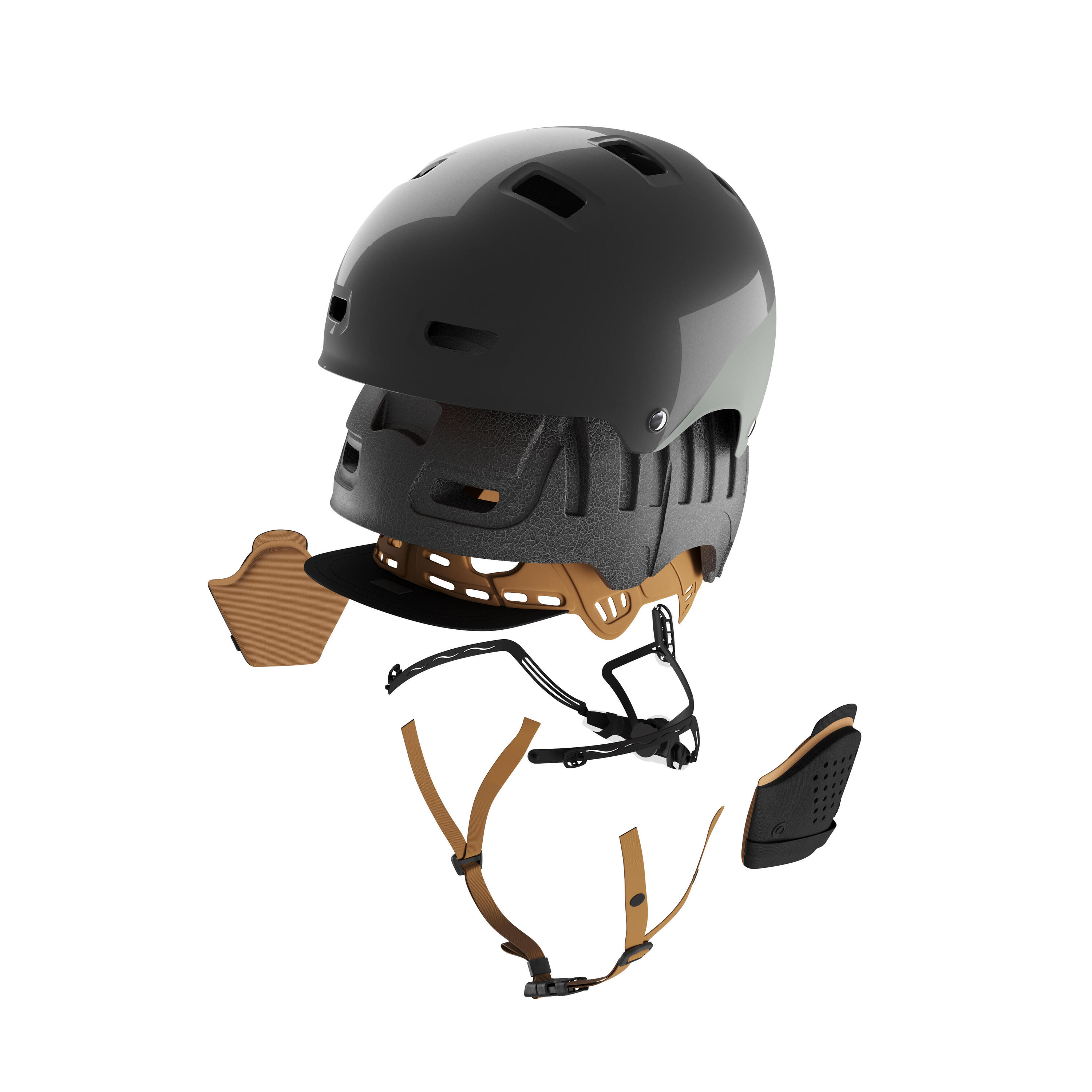 Bowl City Bike Helmet 500 - Grey 8/8