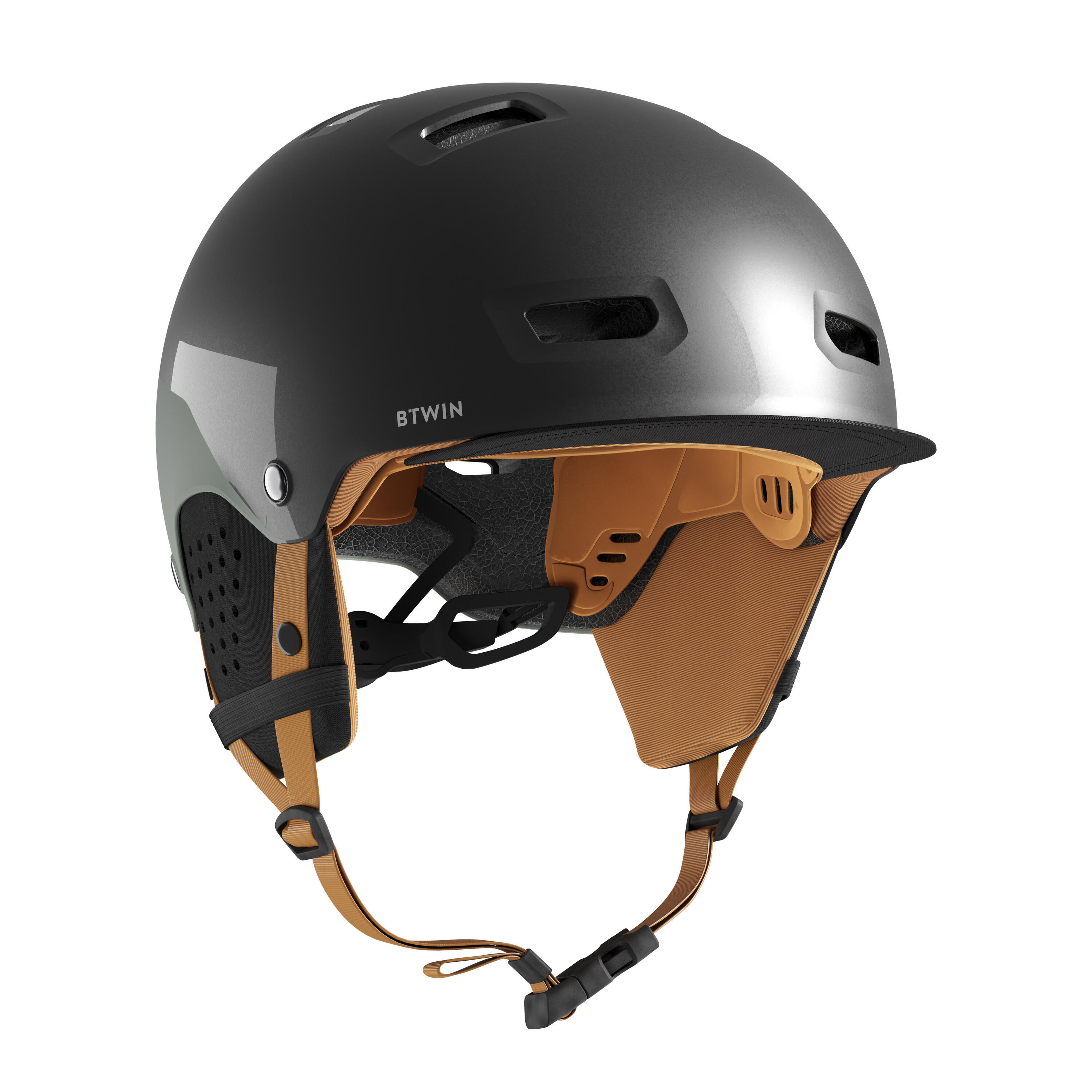 Bowl City Bike Helmet 500 - Grey 3/8