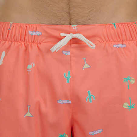 Surfing Standard Boardshorts 100 - COSMIC CORAL