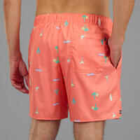 Surfing Standard Boardshorts 100 - COSMIC CORAL