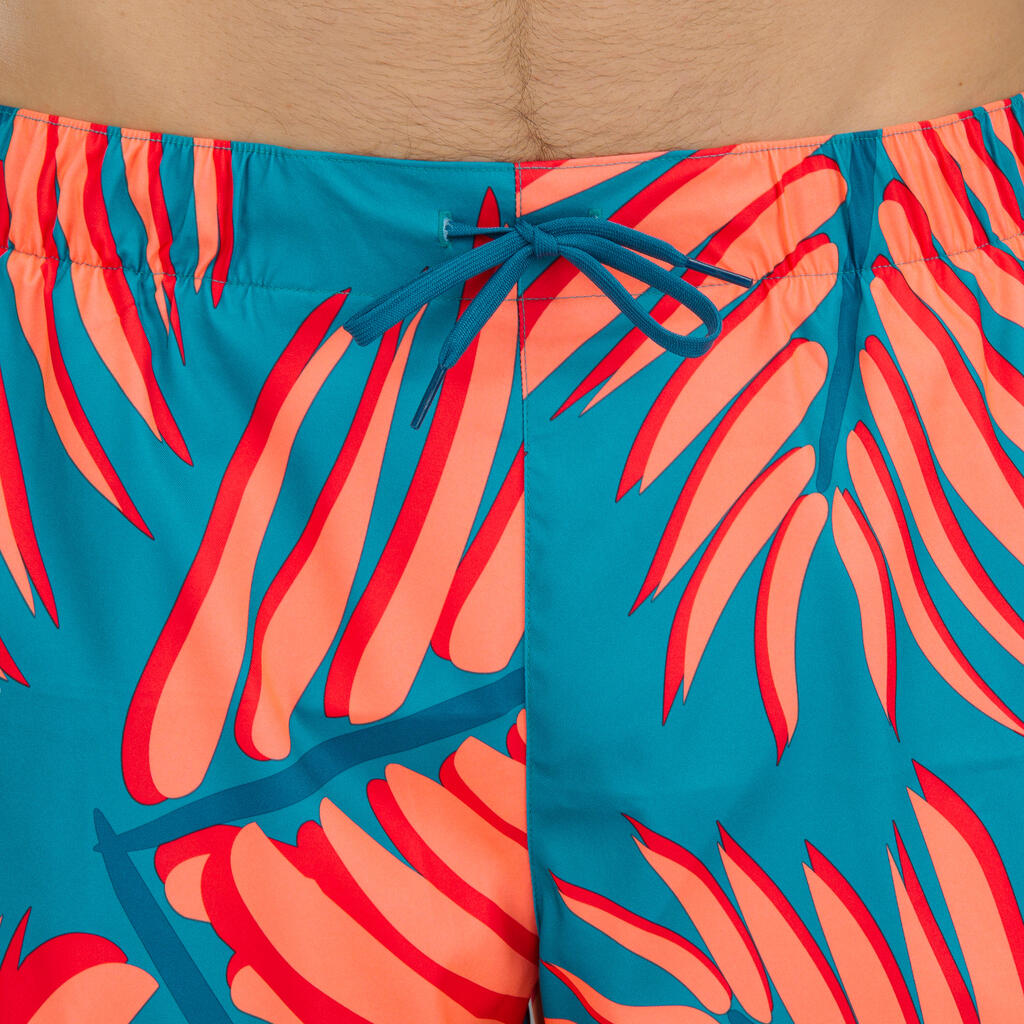 Boardshorts Surfen Standard 100 Cosmic koralle