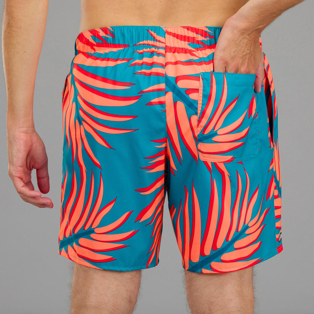 Boardshorts Surfen Standard 100 Cosmic koralle