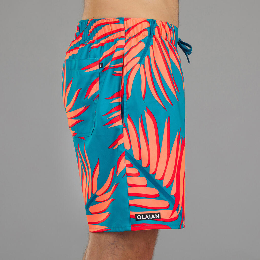 Boardshorts Surfen Standard 100 Cosmic koralle