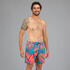 Men Surfing Boardshorts 100 Bigpalm Blue