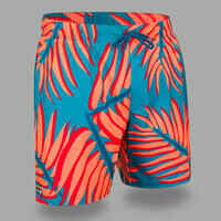 Surfing boardshorts standard 100 BIGPALM  BLUE