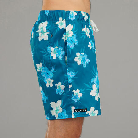 Boardshort surf 100 15" VENICE BLUE