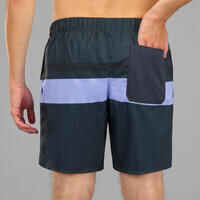 Surfing Boardshorts Standard 100 - POPSTRP BLACK