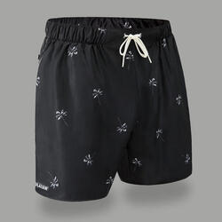 Boardshort surf 100 15" PALMITO BLACK