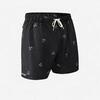 Boardshort surf 100 15" PALMITO BLACK