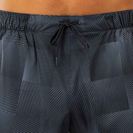 Surfing Standard Boardshorts 100 - SQUARE BLACK