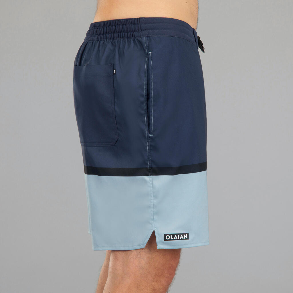 Surf boardshort long 100 CLOUD BLUE