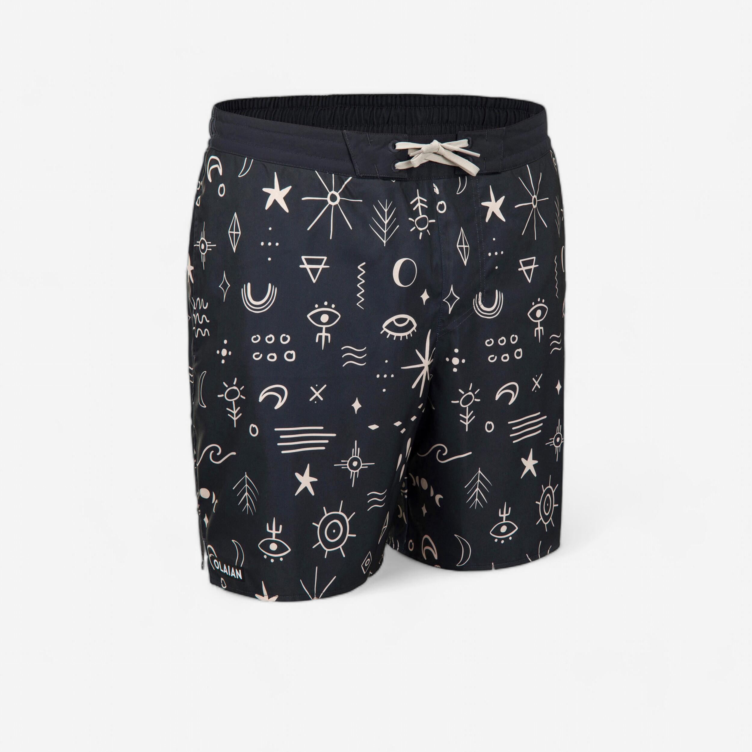 OLAIAN Boardshorts Herren lang 100 Symbol schwarz