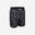 Boardshorts 100 lang Surfen Symbol schwarz