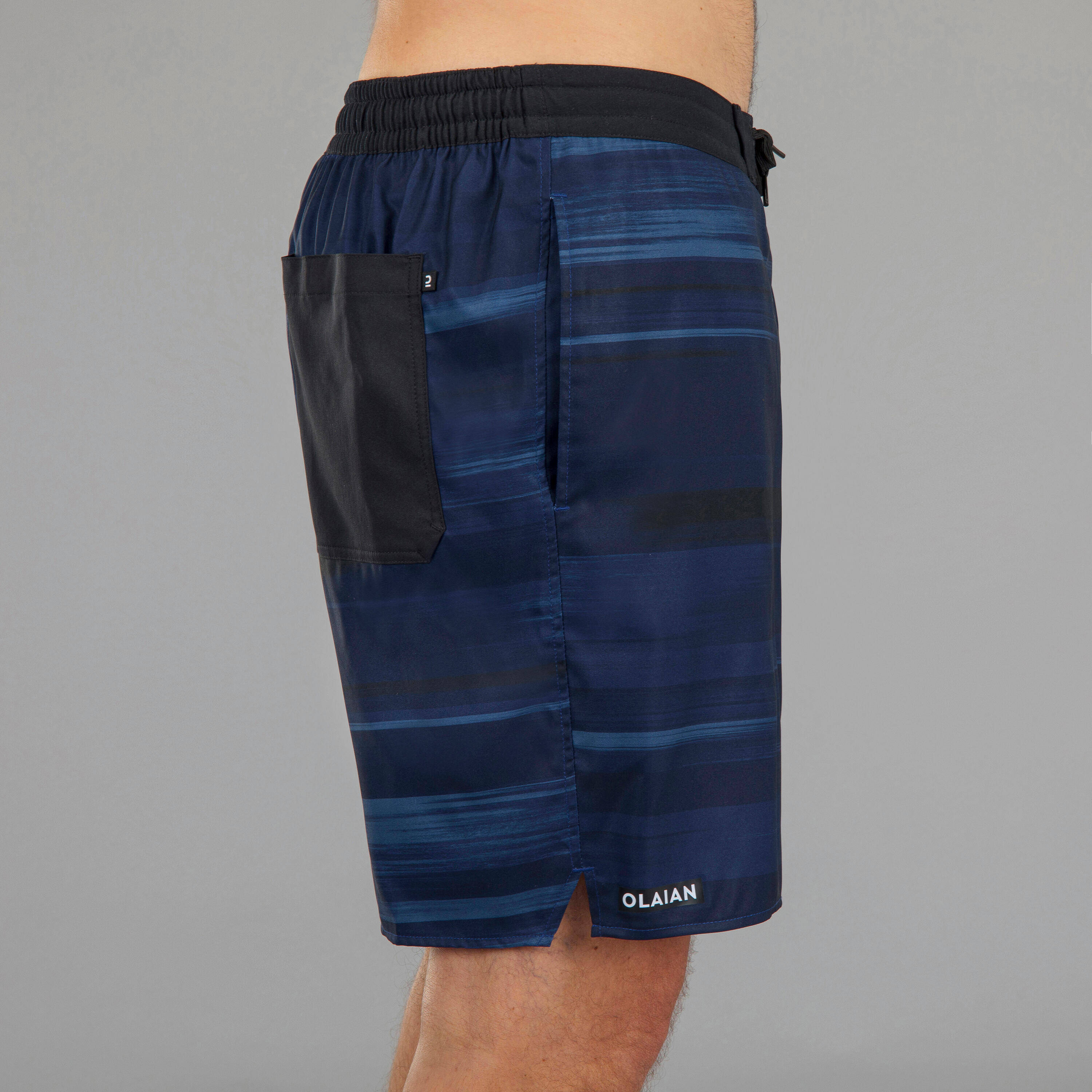 Men Surfing Boardshorts 100 Long Cloud blue -  2