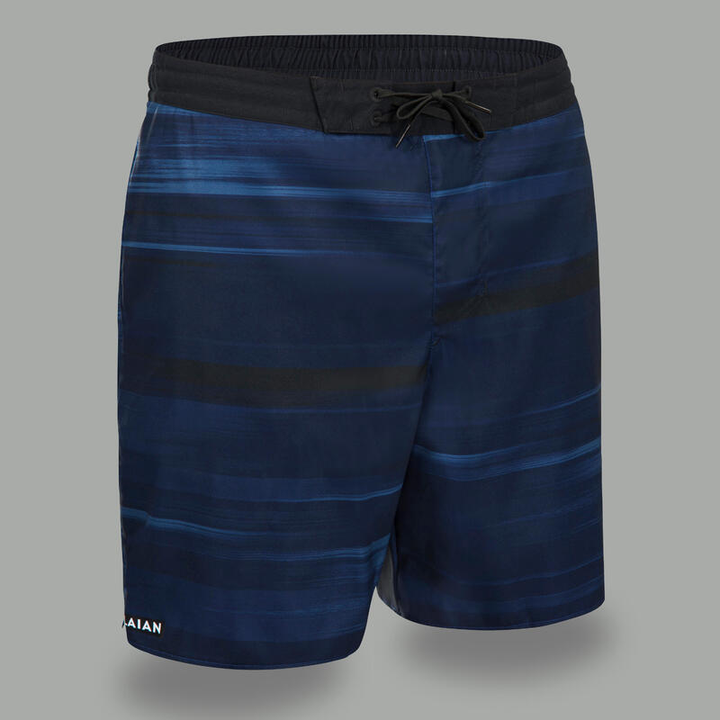 Erkek Deniz Şortu / Uzun Boardshort - Mavi - 100
