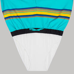 Surf boardshort court 100 SUNSTRIPE GREEN