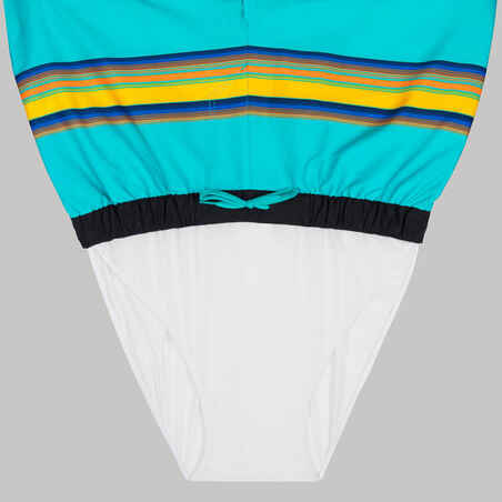 Boardshort surf 100 short SUNSTRIPEGREEN