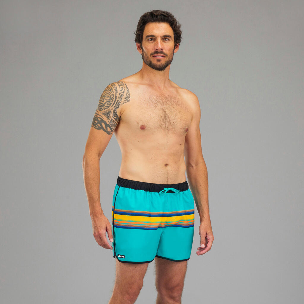 Surfing Short Boardshorts 100 - MOMO KHAKI