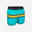 Korte boardshort voor surfen 100 Sunstripe groen