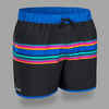 Surfing Short Boardshorts 100 - SUNSTRIPE BLACK