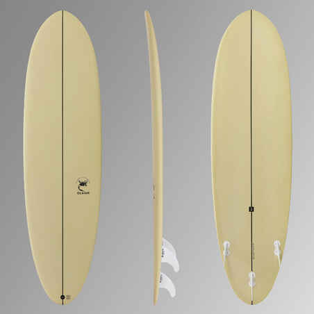 Hibridna deska s tremi smerniki SURF 500 (6'4'')