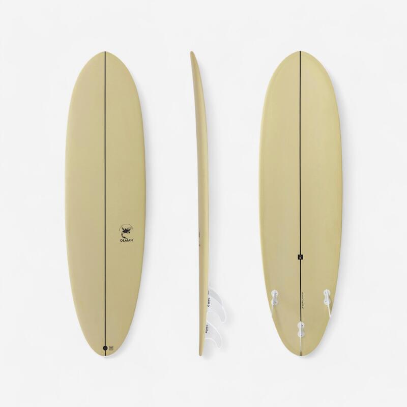 SURF 500 Hybride 6'4"  , livrée avec 3 ailerons .