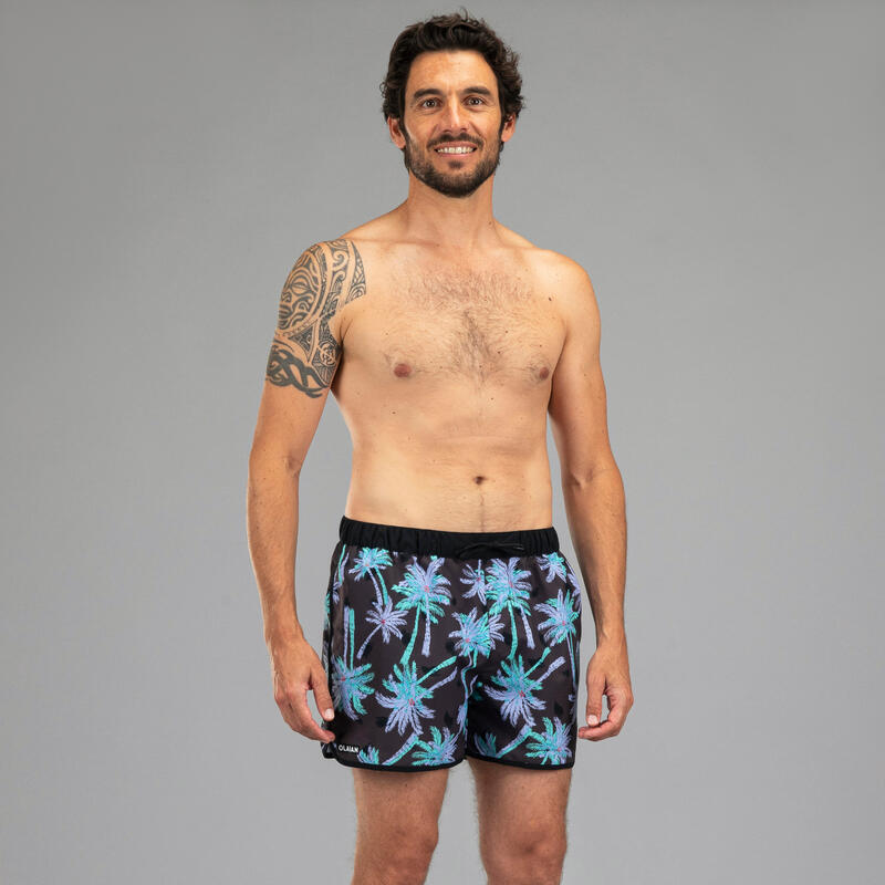 Surf boardshort court 100 PALMPANTER BLACK