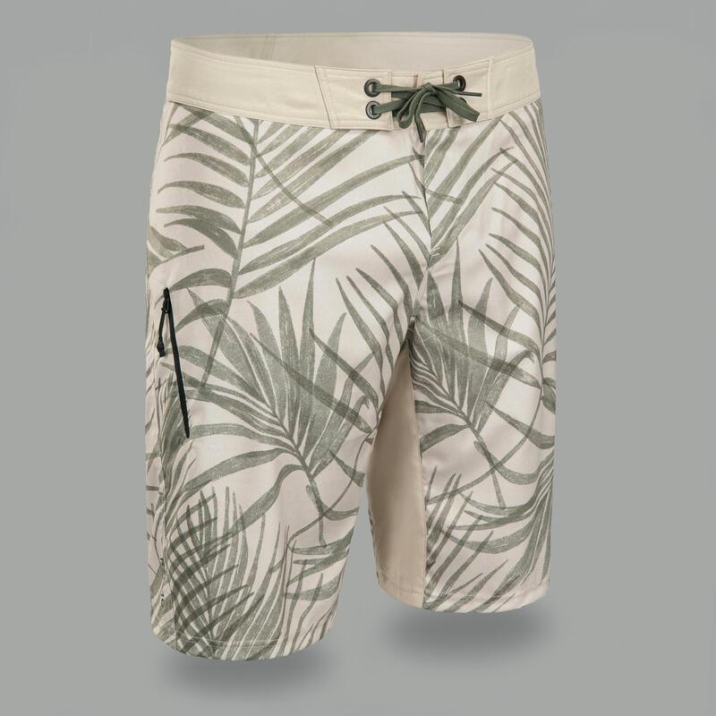 Surf boardshort Long 500 BREEZE BEIGE