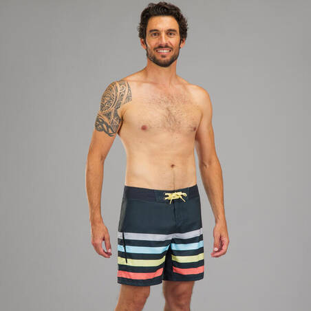 Surfing Short Boardshorts 500 summer grey