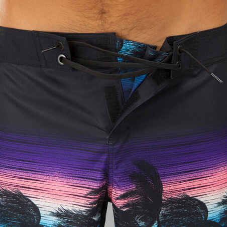 Surfing Short Boardshorts 500 - Shadow Black