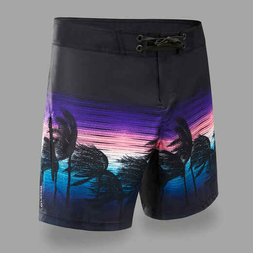 
      Surf boardshort court 500 shadow black
  