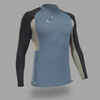 Men's Surfing Long Sleeve T-Shirt UV-Protection Top 500 - Grey