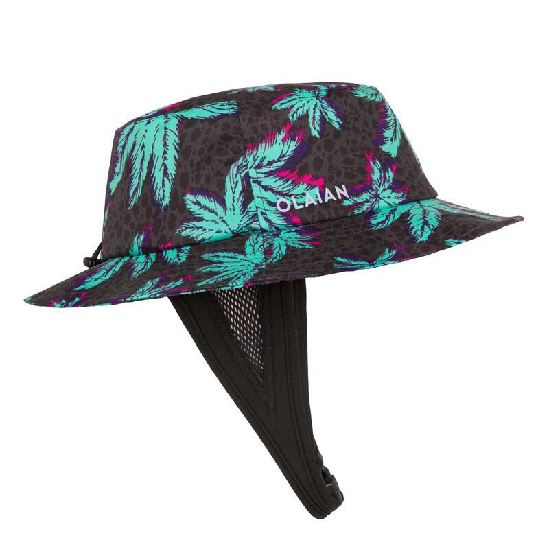 Chapeau surf adulte - 500 popy noir