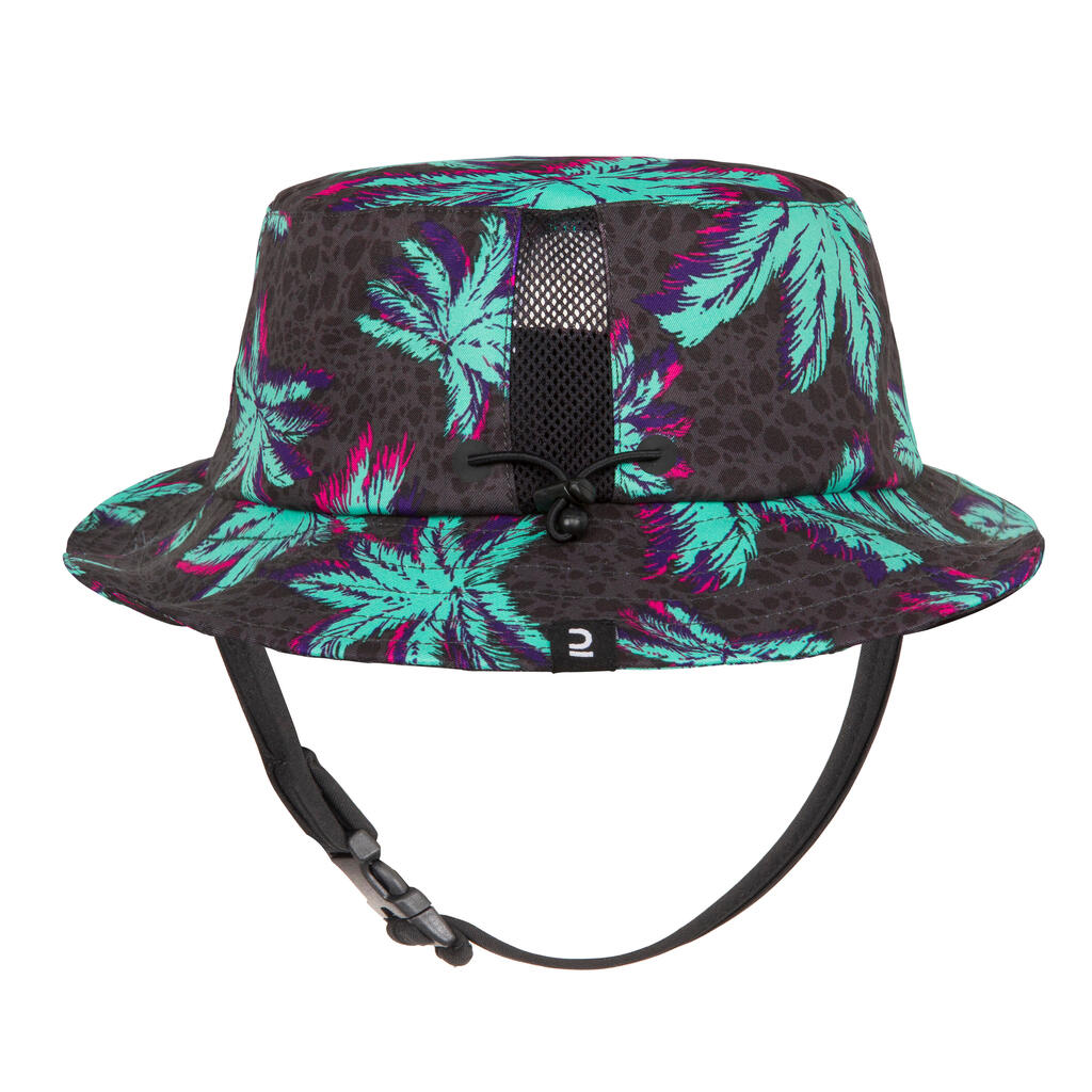 Adult Surf Hat -500 popy black