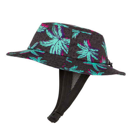 Adult Surf Hat -500 popy black