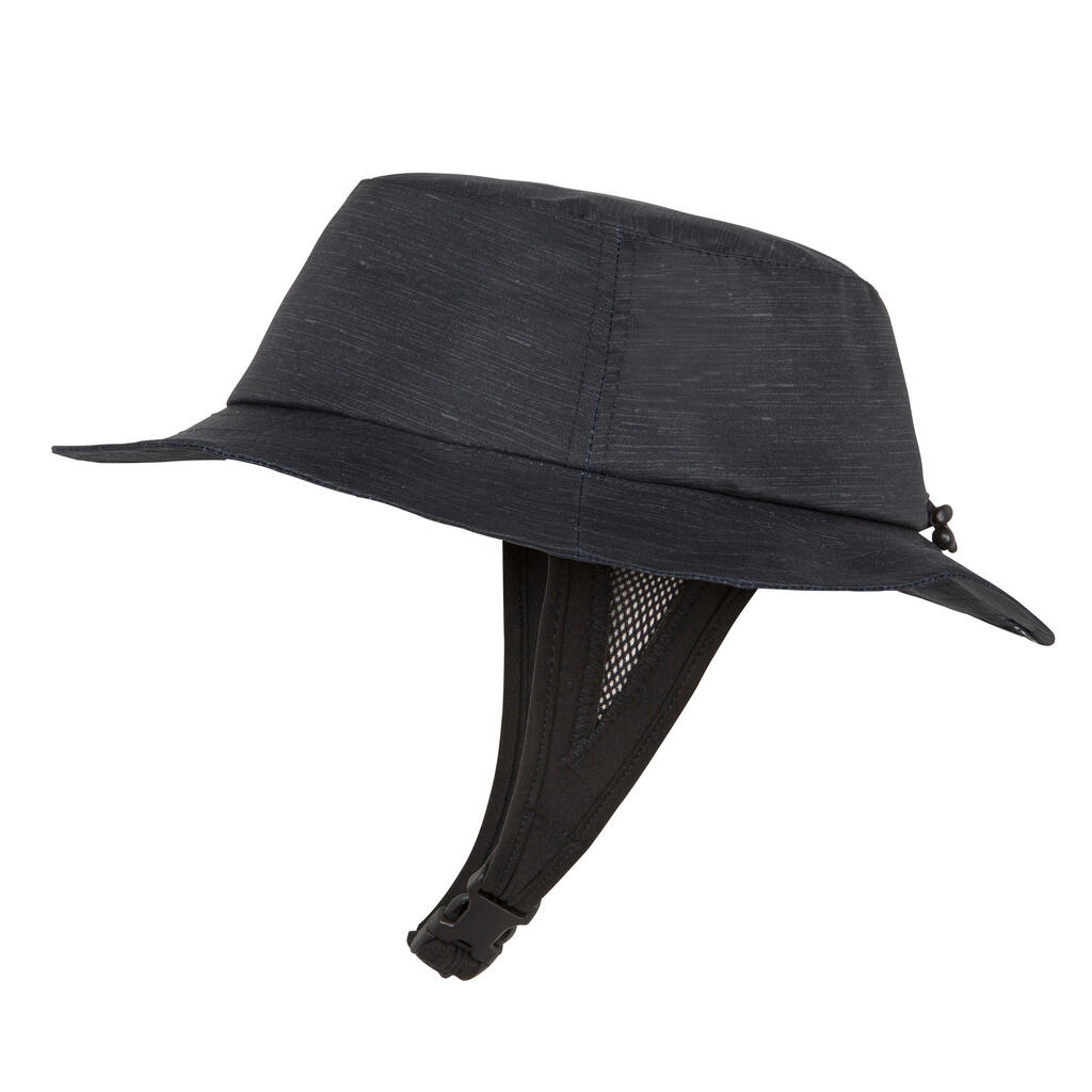 Sombrero de playa con protección solar unisex Olaian Hat 500 negro