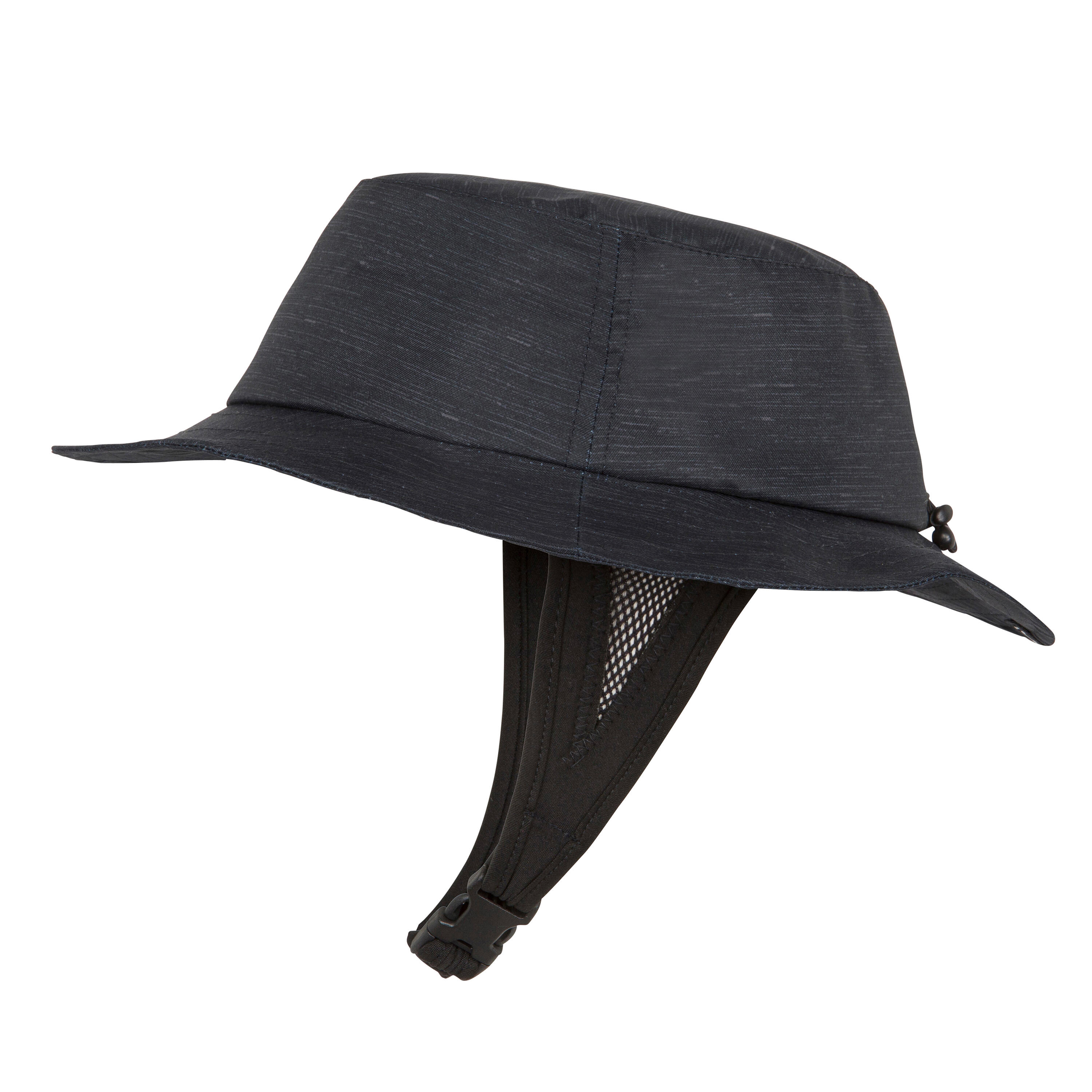 Adult surf hat - 500 black 3/7