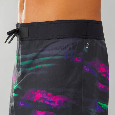 Surf boardshort  standard 900 flat belt DARKCALIFA BLACK