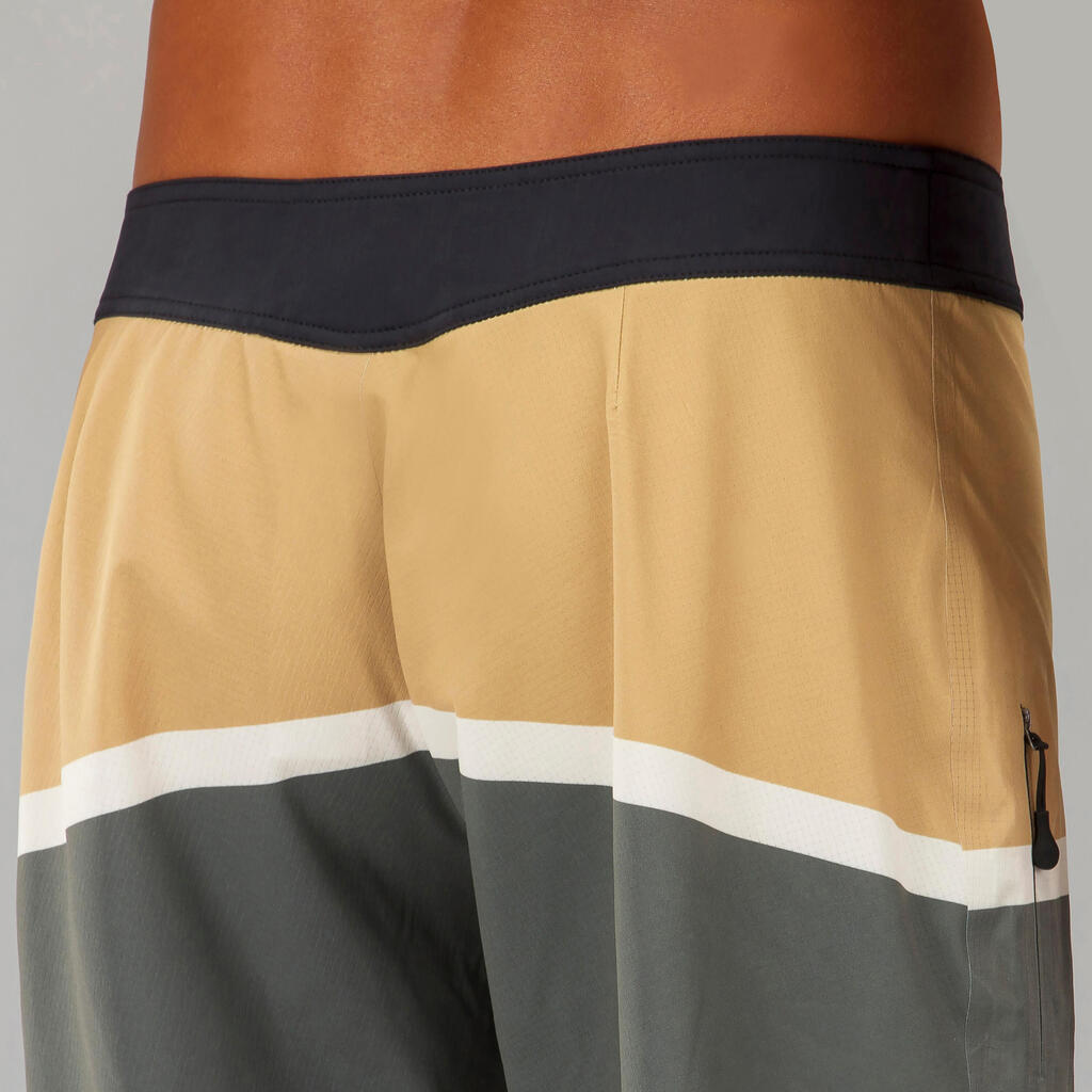 Surf boardshort  standard 900 flat belt DUDE Kaki