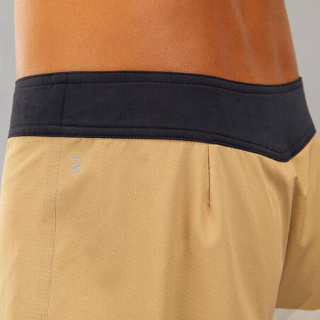 Boardshorts Selancar Ban Pinggang Flat Standard 900 - DUDE KHAKI