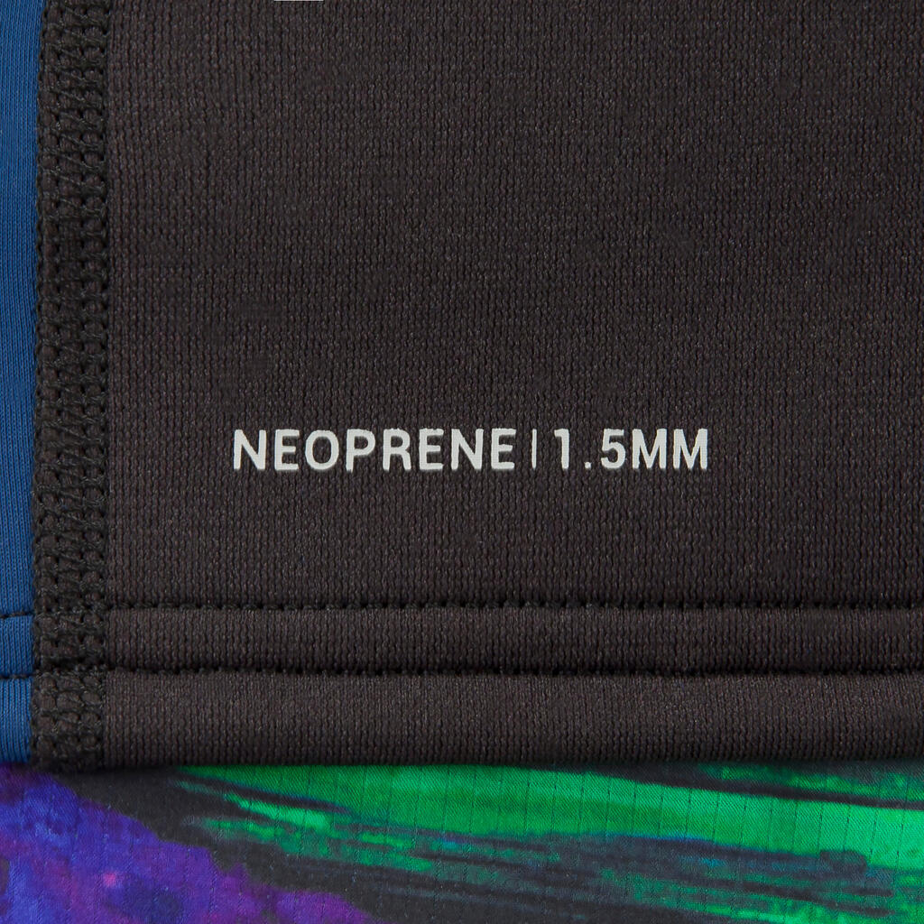 Pánske termo tričko 900 z neoprénu a lykry na surf anti-UV s dlhými rukávmi
