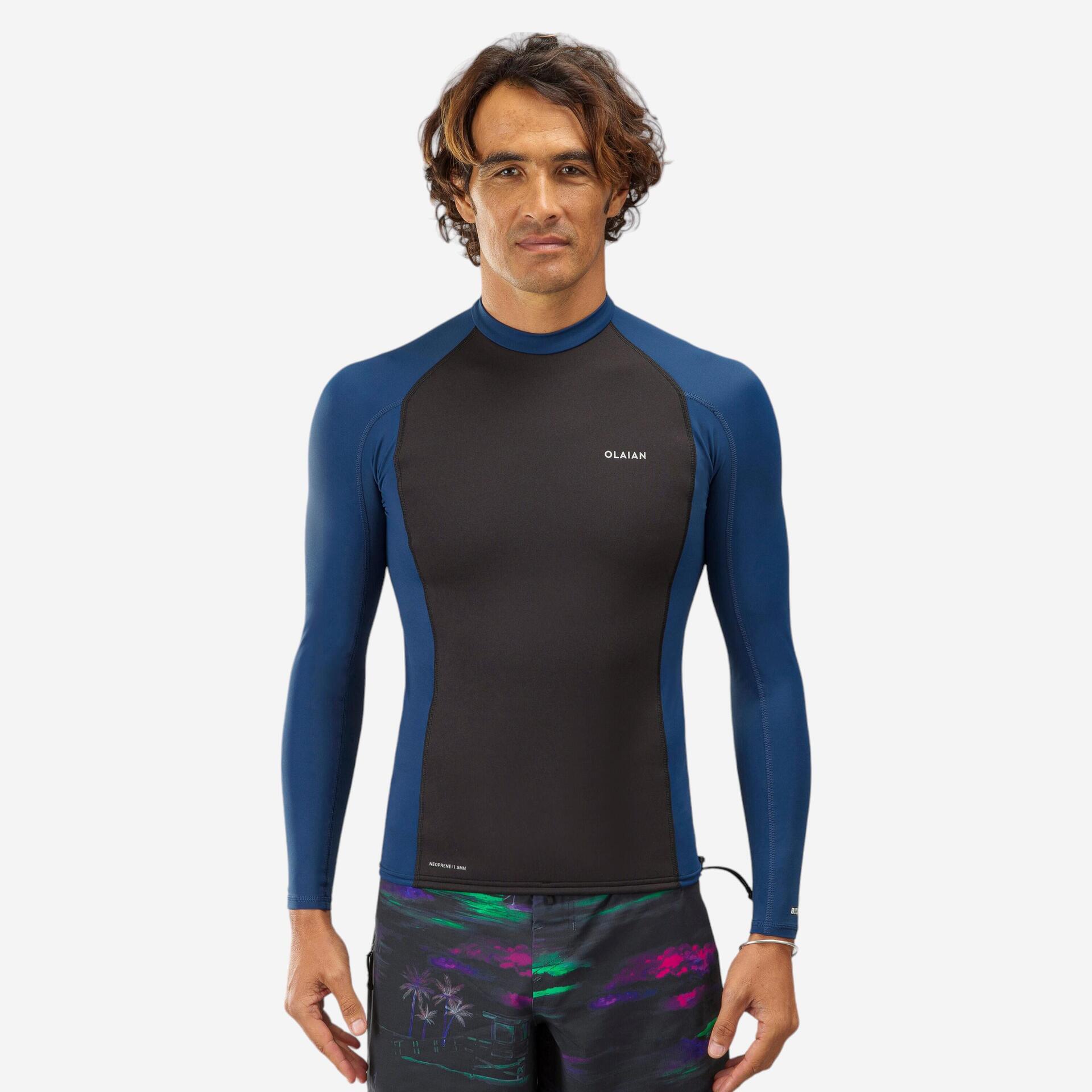 Men's Surfing Long Sleeve T-Shirt Thermal UV-Protection Top