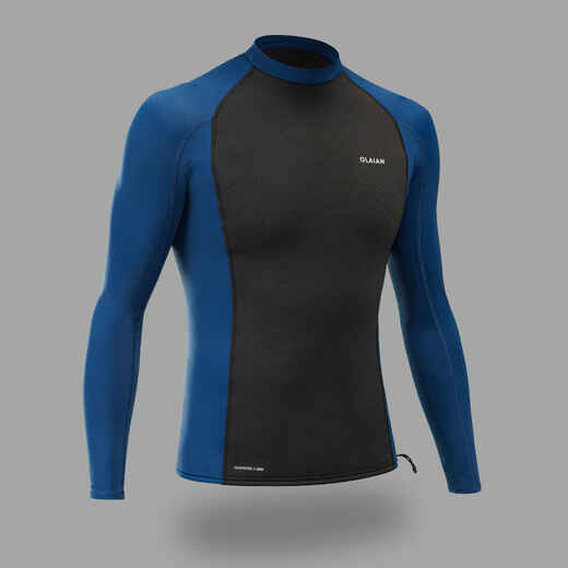 
      Men's Surfing Long Sleeve T-Shirt Thermal UV-Protection Top Neoprene Lycra.
  