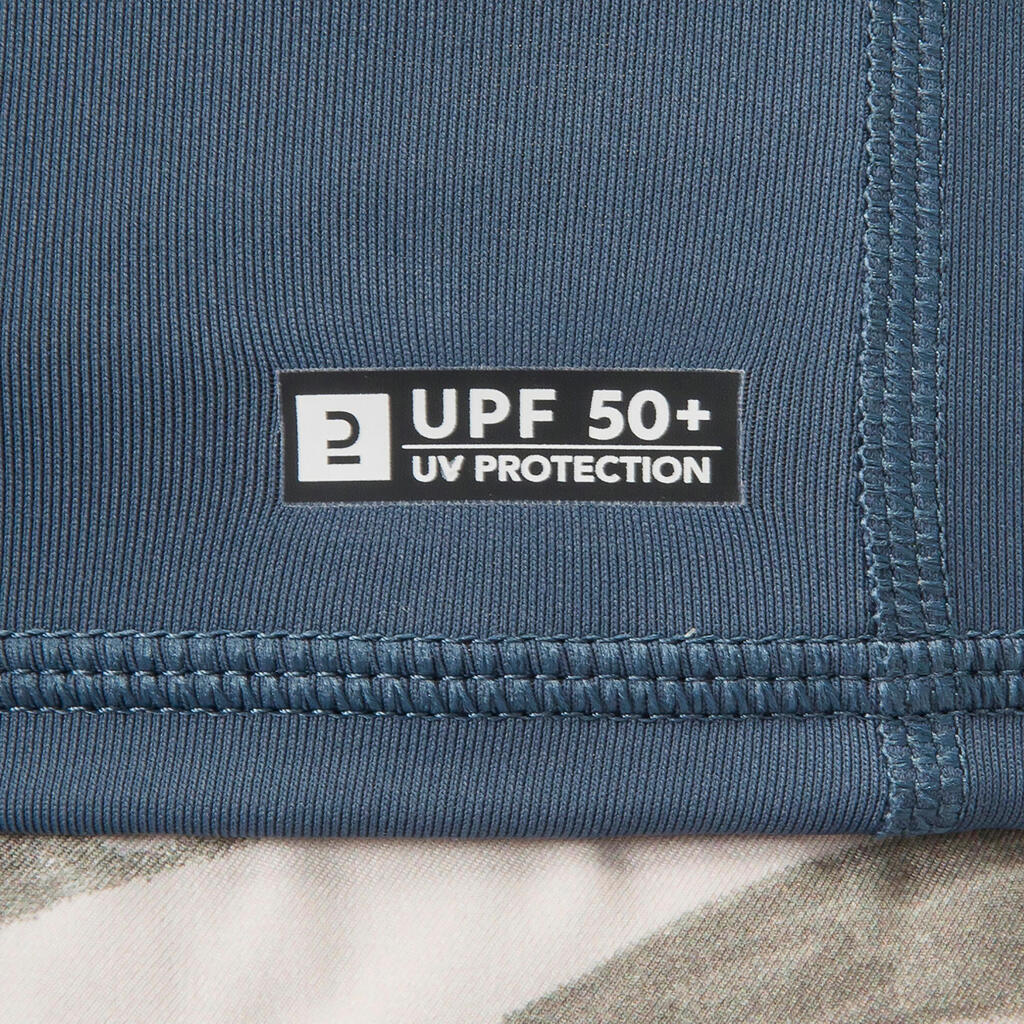 Kaki zelena moška majica s kratkimi rokavi z UV-zaščito 500 