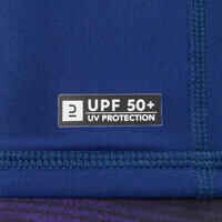Camiseta protección solar manga corta sostenible Hombre Top 500 azul