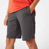 Kids' Breathable Shorts 500 - Grey