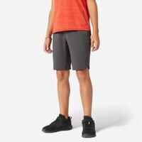 Kids' Breathable Shorts 500 - Grey